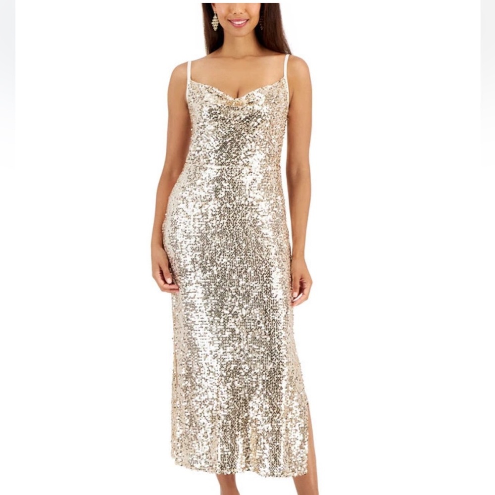 NWT sequins evening dress